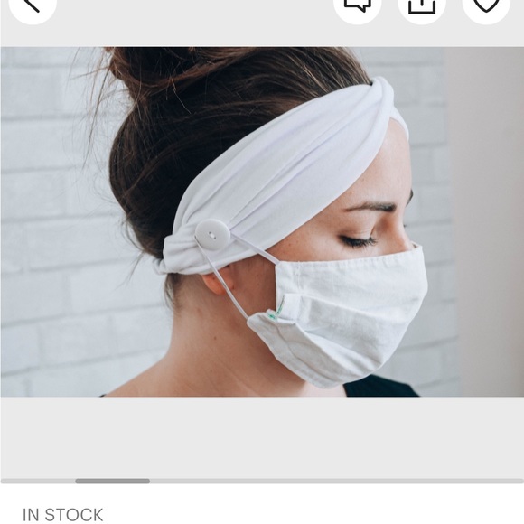 Set of three nursing headbands either mask buttons - Picture 6 of 6